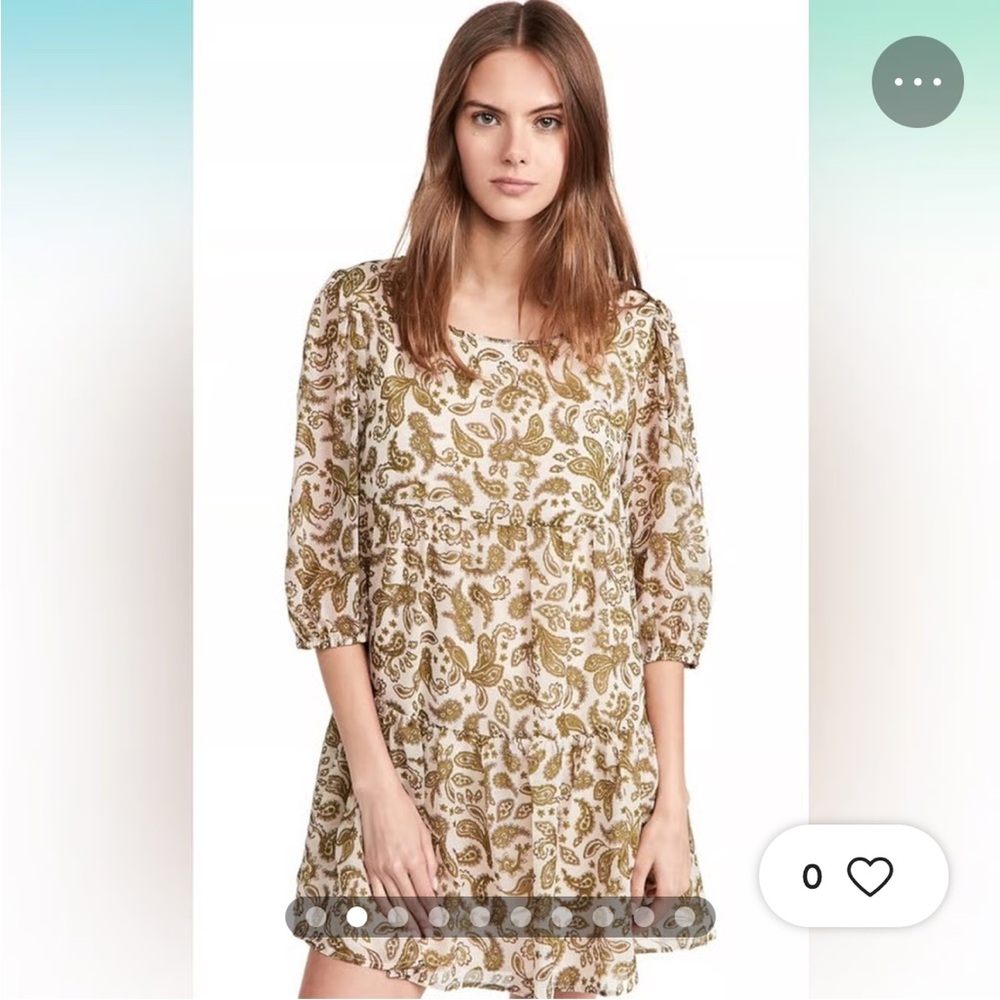 BB Dakota Steve Madden paisley western mini dress
